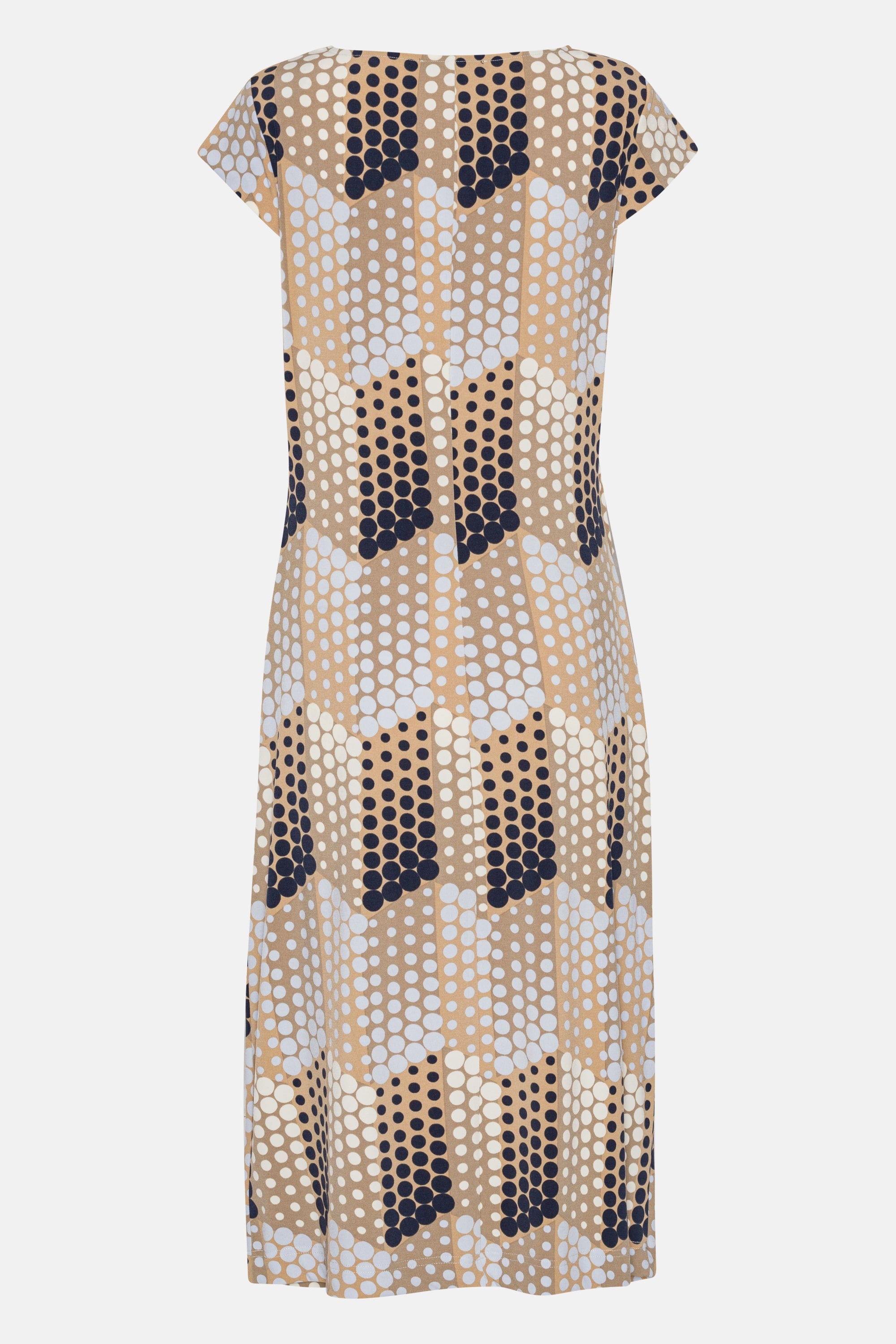 Midikjole Twist - Blue Grafic Dot